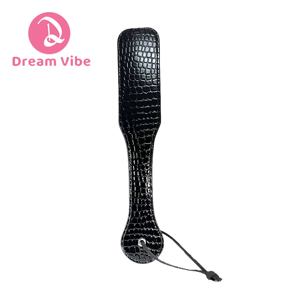 Faux Leather Crocodile Spanking Paddle Bondage Couple Play Beginner‘s Fetish Toy Adult Sex Game Accessories Love Pleasure Gift