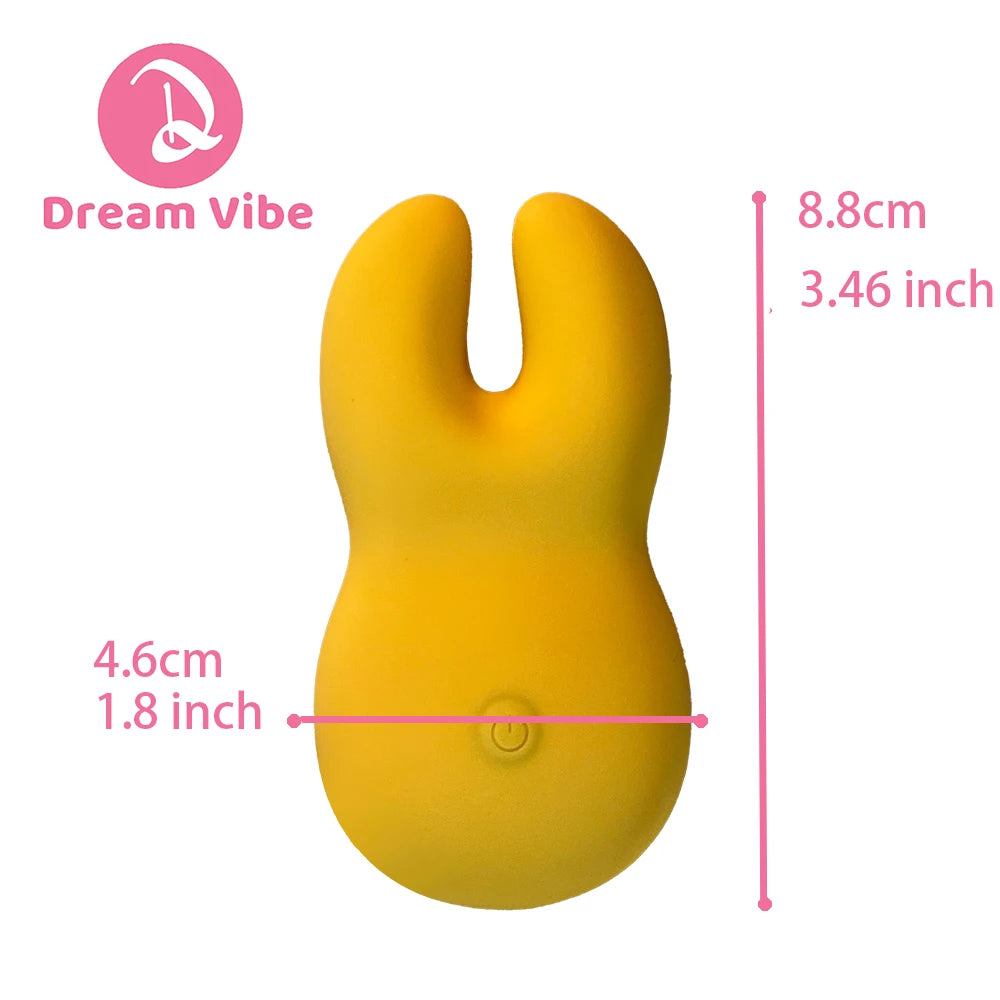 Dream Vibe Ginger Bunny Vibrator Dual Motors Strong Vibration Sex Toy Woman Nipple Clitorial Massager Sex Playtime Intimate Toy