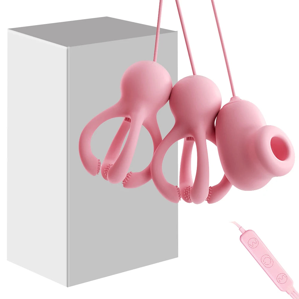 Vibrating Stimulate Breast Sucking Clitoris Stimulation Nipple Stimulator Vibrator Female Adult Sex Toys for Women Couples