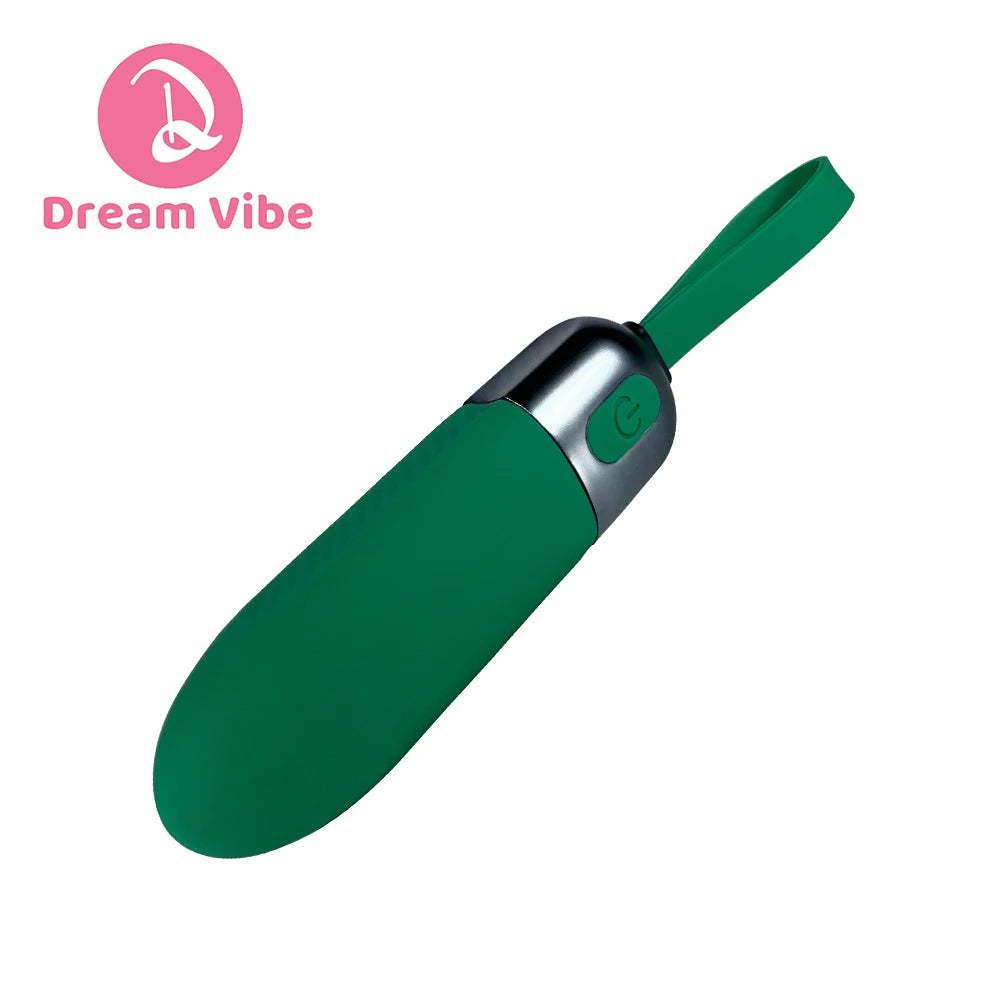 Dream Vibe Green Pulse bullet vibrator 10 powerful vibrations for woman Sex toy massager bedtime adult pleasure toy relaxtion