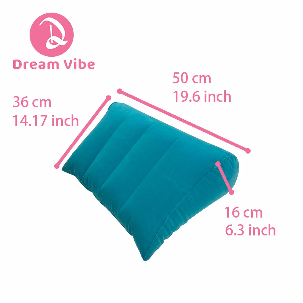 Inflatable Triangle Position Pillow Sex Cushion Sofa BDSM Erotic Furniture Blue Grey Adult Sex Game Bondage Accessories Couple