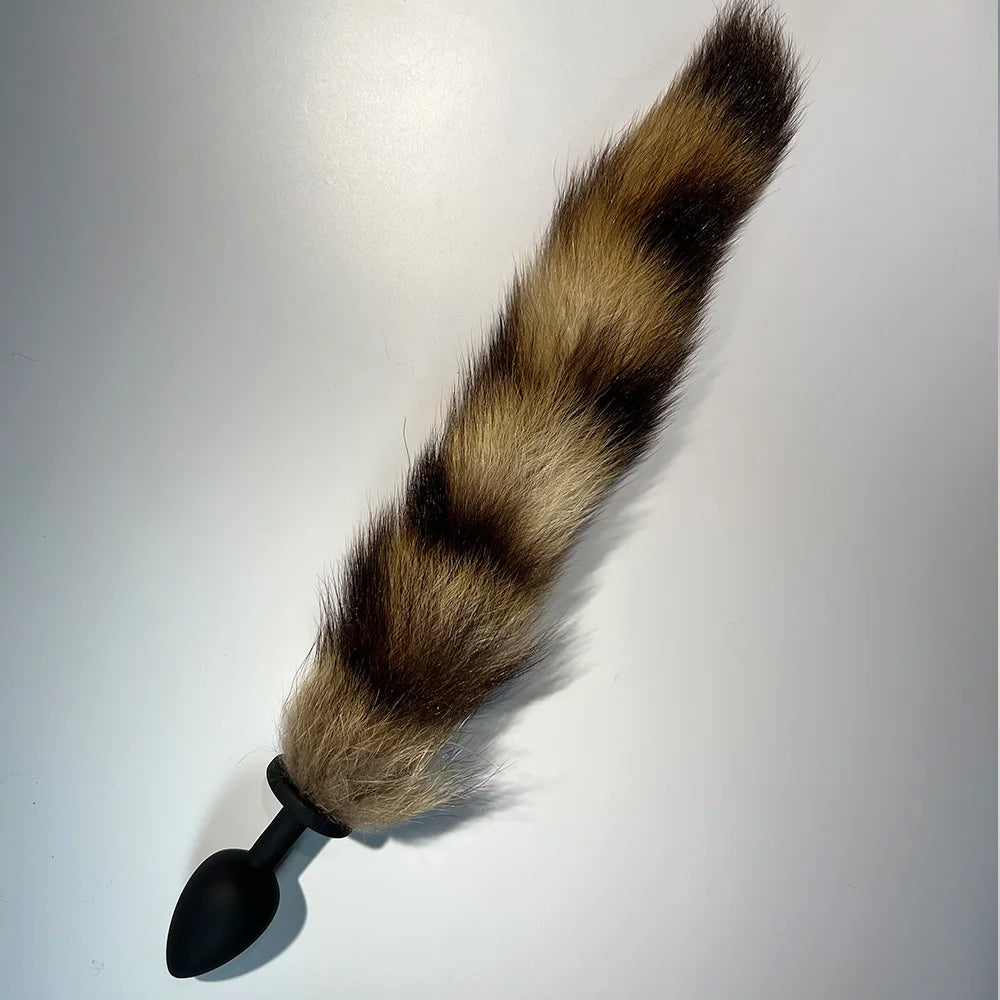 Dream Vibe BDSM Raccoon Tail Plug Small Size Silicone Plug Adult Sex Toy Cosplay Couple Toy Butt Plug Sexy Prostate