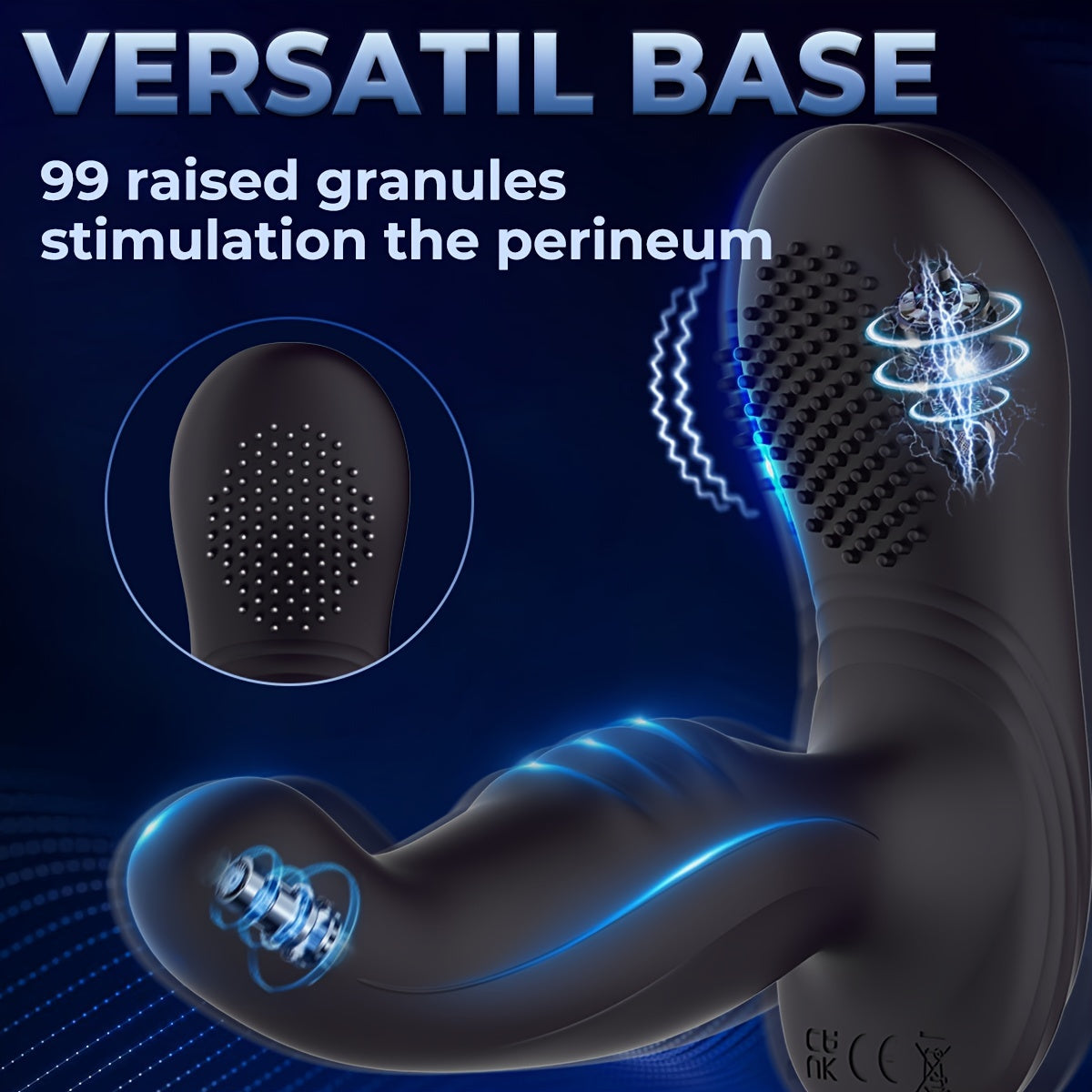 1pc Finger-like Wiggle Prostate Massager, Remote Control Dual Vibrating Anal Vibrator for Men, Silica gel Butt Plug, Perineum Stimulator Sex Toy for Couples, USB Rechargeable