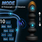 Dual Motor Vibrating Anal Plug with Prostate Massager - Silicone Latex Non-Waterproof Anal Toy for Men and Women, Rechargeable Nickel Battery Powered, 500mAh - Wireless G-Spot Stimulator with 2 Modes