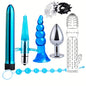 8/10pcs BDSM Anal Plug Vibrator Penis Rings Kit, Anal Plug Anal Beads Dildo Cock Ring Vibrator Adult Pleasure Erotic SM Supplies Set, Vibrating Anal Plug Kit For Men And Women, Couple Flirting Sex Toy Battery Not Included