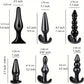 6pcs Silicone Anal Toys Set for Beginners - Multi-Function Anus and Perineum Massagers, Non-Electric Intimate Training Tools for Men and Women