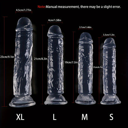 Realistic Dildo for Women Adult Huge Big Penis Masturbator Sex Toys Transparent Dildo
