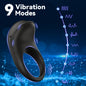 Dolphin lock sperm ring, new shape strong vibration motor, 9 frequency vibration multi-point stimulation, APP control male sex toy ring, adult products, silicone material