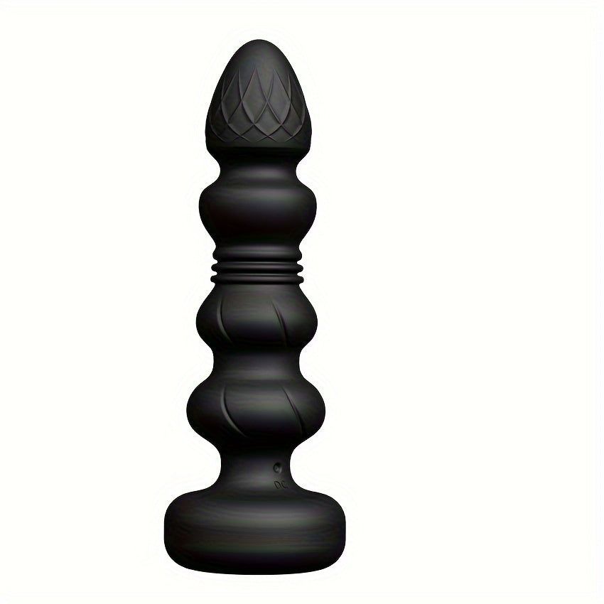 Dual Motor Vibrating Anal Plug with Prostate Massager - Silicone Latex Non-Waterproof Anal Toy for Men and Women, Rechargeable Nickel Battery Powered, 500mAh - Wireless G-Spot Stimulator with 2 Modes