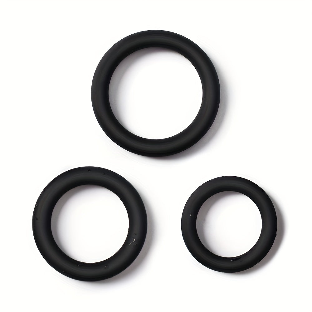3 Pack Cock Rings Penis Rings For Men Erection Sex Rubber Couples Sex Cock Rings Penis Rings Soft Silicone Sex Toys For Male