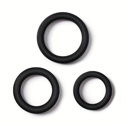 3 Pack Cock Rings Penis Rings For Men Erection Sex Rubber Couples Sex Cock Rings Penis Rings Soft Silicone Sex Toys For Male
