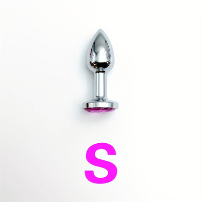 Metal Unisex Anal Plug Toy, Sex Toy Masturbator Anus Dilator, Stimulation Massager Pleasure For Men Women Adult Games Play