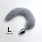 1pc Unisex BDSM Five Sizes Dog Tail Anal Plug, Animal Tail Butt Plug, Role-playing Sex Games, Men And Women Sex Toys Stimulation Massager Pleasure For Men Women Adult Games Play