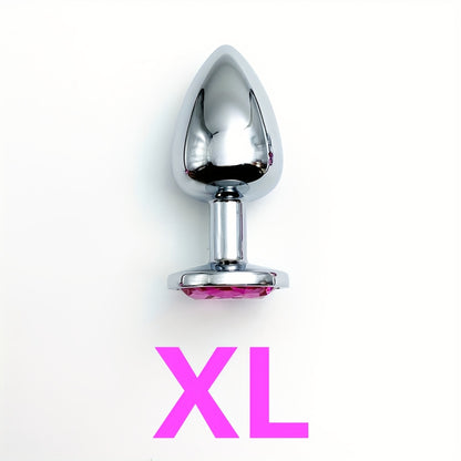 Metal Unisex Anal Plug Toy, Sex Toy Masturbator Anus Dilator, Stimulation Massager Pleasure For Men Women Adult Games Play