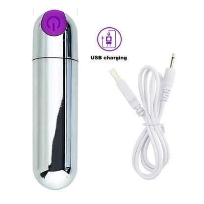 Powerful 10Speeds Mini Bullet Vibrator Clitoris Stimulator G Spot Vagina Massage Adult Sex Toys for Women Gay Female Masturbator