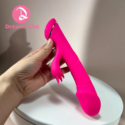 Bunny Iris Pink Rabbit Vibrator Slim Dildo Woman Clitoral pleasure and G-spot Satisfaction 9 Powerful Vibrating Sex Toy Female