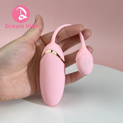 Pink Bullet Egg Vibrator 10 Poweful Modes Remote Control New Sex Toy Women Fantasy Pleasure Penetration G Spot Vaginal Toy Clit