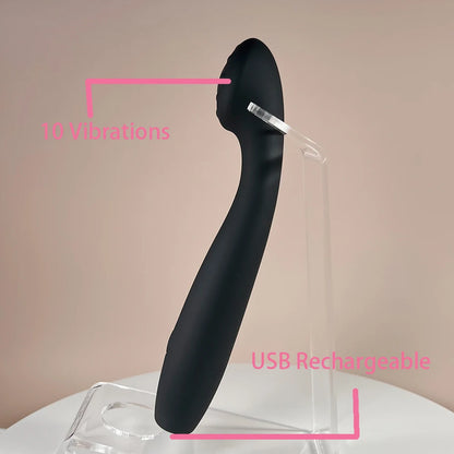 G Wand by Dream Vibe Black G-Spot Vibrator Adult Sex Toy for Woman Intimate Pleasure Love Toy Gift Clitorial Nipple Discreet Joy