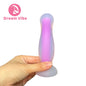 Glow-in-the-Dark Anal Plug Soft Liquid Silicone Butt Training Kit Prostate Massger Sex Toy Pleasure Anal Expander Penetration
