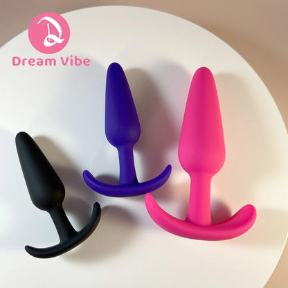 Anchor Away Anal Plug Set Trainer Kit Silicone Prostate Sex Toy Anal Expander Dildo P Spot Stimulate Penatration Masturbation