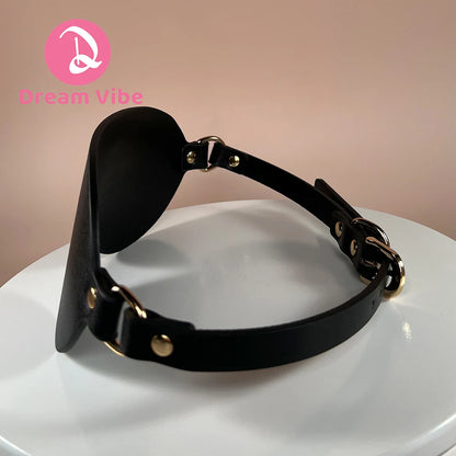 Sexy BlindFold for Adult Couples PU Leahter Eye Mask Eyeshade Blinder Fetish BDSM Cosplay Bondage Erotic Sex Toy  Restraint
