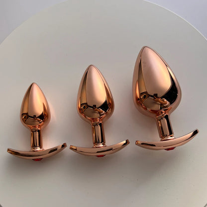 Dream Vibe Luxe Anal Plug Collection Anchor Shape Anal Plug Rose Gold Anal Trainer Kit Adult Sex Toys for Women Men Sex Gifts SM