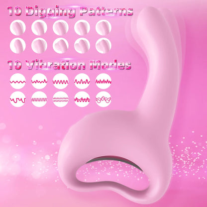 Handheld Strong Shock Anal Vibrator Finger Digging Vibrating Dildo Prostate Massager Man Masturbation Sex Toys G-Spot Sexmachine