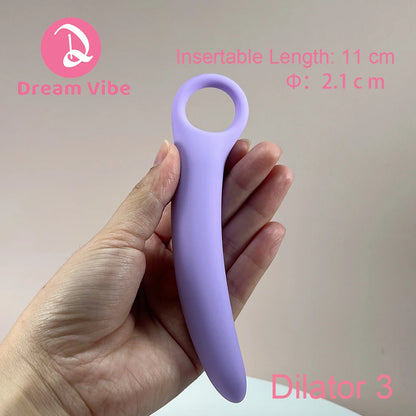 Lavender Bliss 5-Piece Dilator Kit by Dream Vibe Vaginal Muscle Training Strengthen Rejuvenate Anal Plugs Sex Health Toy Pleasur