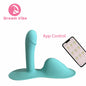 App Control Unisex Cushion Massager Vibrator Dildo and Bump Dual Motors Soft Liquid Silicone Men Women Masturbation Sex Toy