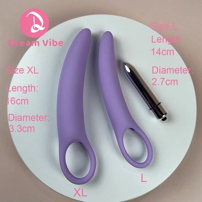 5pcs Vagina Dilator Kit with Vibrating Bullet 10 Vibrations Vaginal Expander Female Dilators Sex Wellness Toy for Woman Pleasure
