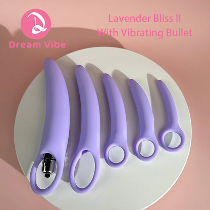 Lavender Bliss 5-Piece Dilator Kit by Dream Vibe Vaginal Muscle Training Strengthen Rejuvenate Anal Plugs Sex Health Toy Pleasur
