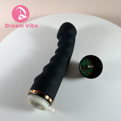 20 Modes Black Mini Wand by Dream Vibe AA Battery Power Woman Masturbation Pleasure Need Silicone Sex Toy Penetration Clit Dildo