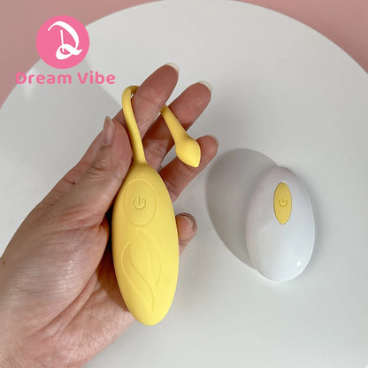 Tadpole Bullet Egg Vibrator Remote Control 10 Powerful Vibrations G Spot Penetration Sex Toy Female Masturbation Adult Pleasure