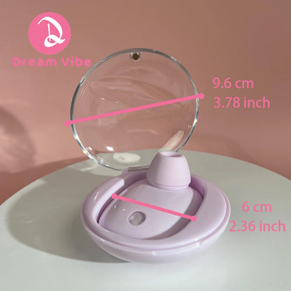 Alice Mauve Tapping and Suction Vibrator with Charging Case 5 Modes Mini Discreect Sex Toy Female Pleasure Woman Clit Nipple Use