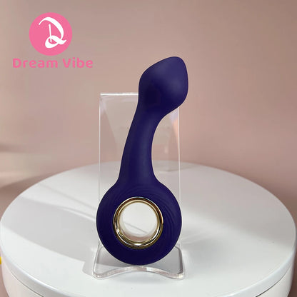 Pleasure Wave Vibrating P-Point Anal Plug Prostate Massager 12 Modes G-Point Vibrator Unisex Sex Toy Back and Forth Penetration
