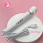 Cabled Mega Wand UK Plug Wand Massager with Wire Super Powerful 10 Vibrations Pleasure Women Sex Sports Recovery Muscle Aches