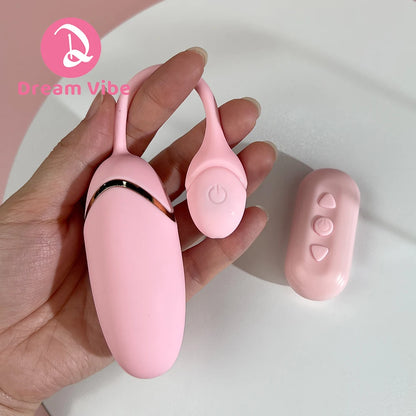 Pink Bullet Egg Vibrator 10 Poweful Modes Remote Control New Sex Toy Women Fantasy Pleasure Penetration G Spot Vaginal Toy Clit