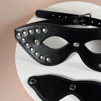 Rivit PU BlindFold Eyeshade Removeable Eye Mask By Dream Vibe Erotic Sex Toy BDSM Restriant Fetish Cosplay Foreplay Toy Pleasure