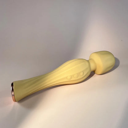 Ginger Maya Powerful Wand Vibrator 20 Modes Deep Rumbly Stimulate Woman Pleasure Sex Toy Penetration Girl Vibe Toy Masturbation