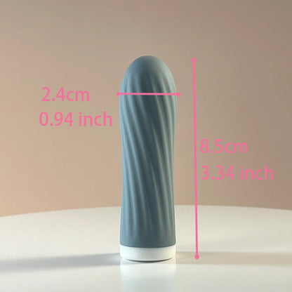 Aqua Bullet Vibrator 10 Powerful Vibration Full Silicone Surface Nipple Clitorial Stimulate Bullet Egg Woman Sex Toy Pocket Vibe
