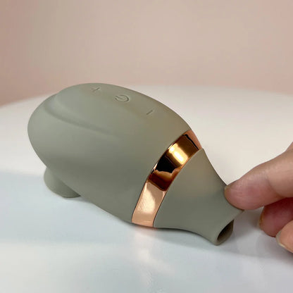 Monster's Kiss by Dream Vibe Double-Ended Green Vibrator Suction Licking Adult Sex Toy for Woman Pleasure Love Toy  Nipple Clit