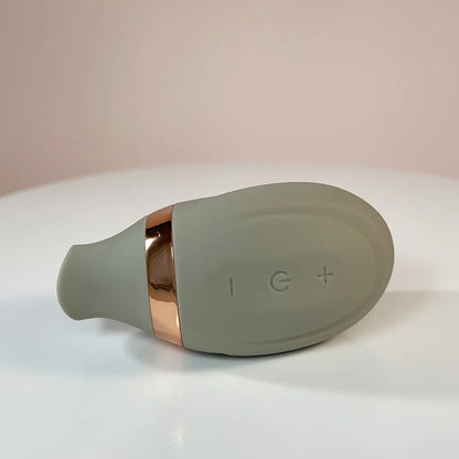 Monster's Kiss by Dream Vibe Double-Ended Green Vibrator Suction Licking Adult Sex Toy for Woman Pleasure Love Toy  Nipple Clit