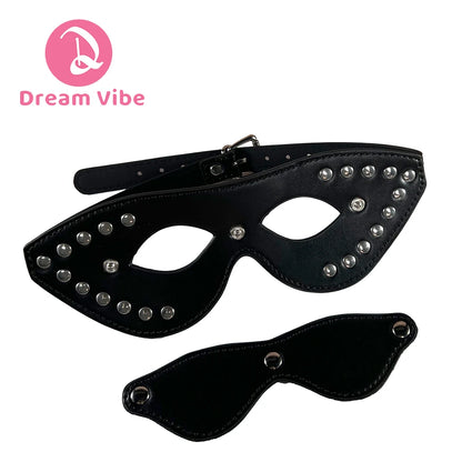 Rivit PU BlindFold Eyeshade Removeable Eye Mask By Dream Vibe Erotic Sex Toy BDSM Restriant Fetish Cosplay Foreplay Toy Pleasure