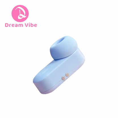 Mini Earphone Tapping Vibrator with Suction Head 5 Modes Clit and Nipple Stimulation Women's Sex Toy Girl Pleasure Romantic Gift