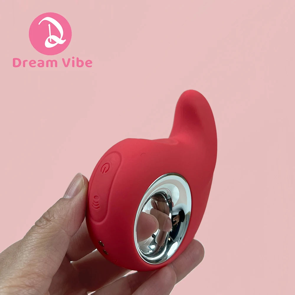Joyifyer Pink Vibrator 10 Modes of Tapping and Vibrations Clit Vagina Penetration Sex Toy Woman Pleasur Discreet Vibe Orgasm