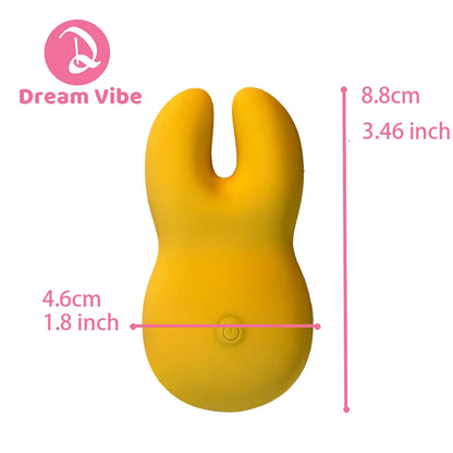 Dream Vibe Ginger Bunny Vibrator Dual Motors Strong Vibration Sex Toy Woman Nipple Clitorial Massager Sex Playtime Intimate Toy