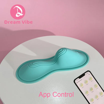 The Bumps APP Control Vibe Pad Dual Motor Cushion Vibrator Female Sit On Massager Pleasure New Sex Toy Women Clit 9 Vibrations