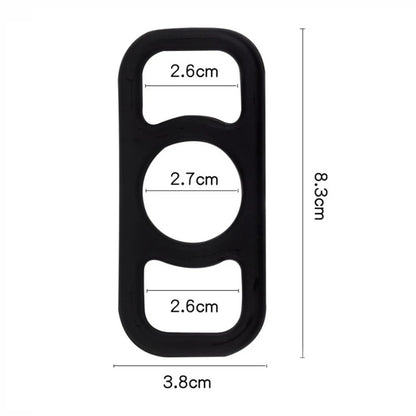 Set of 4 Silicone Cock Rings Black Stretchy Pennis Ring Sex Toy for Men Ejaculation Delay Reusable Pleasure Male Adult Toy