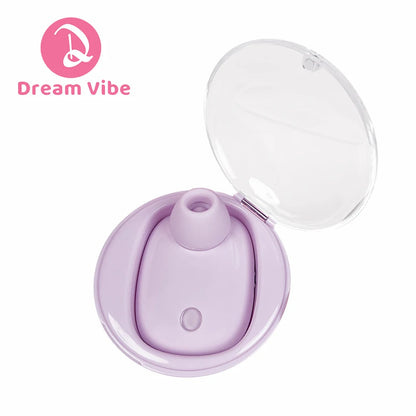 Alice Mauve Tapping and Suction Vibrator with Charging Case 5 Modes Mini Discreect Sex Toy Female Pleasure Woman Clit Nipple Use