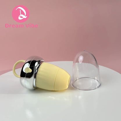 Acorn 2 in 1 Tapping and Suction Vibrator Dream Vibe Sex Toy for Woman Clitorial Nipple Pleasur Stimulation Foreplay Gift Girl